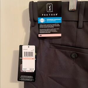 PGA Tour Men's Athletic Shorts - Black